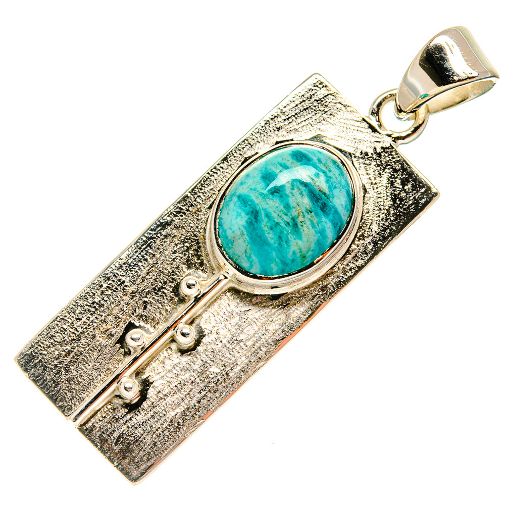 Amazonite Pendants handcrafted by Anasilvercos - PD24892 - Photo 2