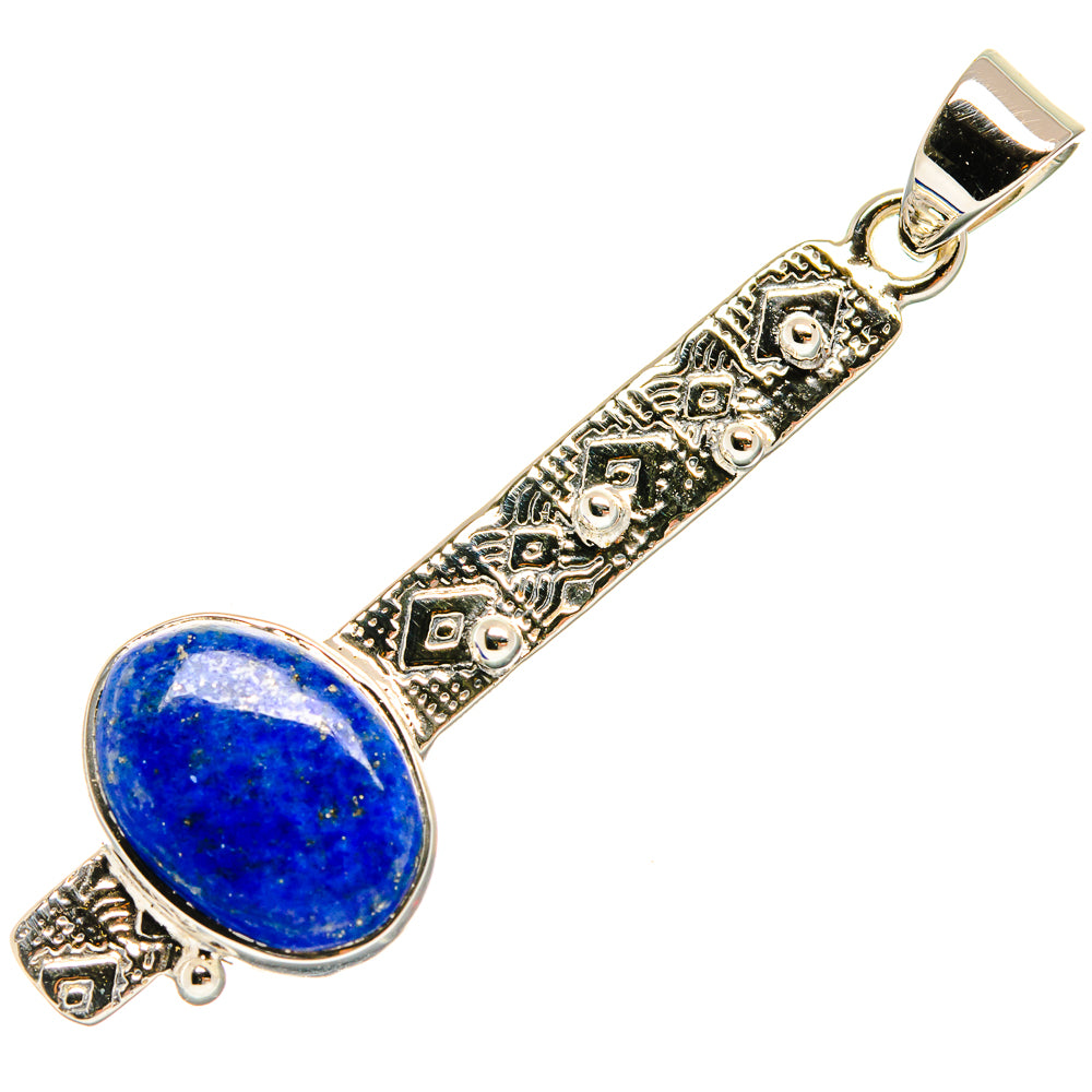 Lapis Lazuli Pendants handcrafted by Anasilvercos - PD24905 - Photo 2