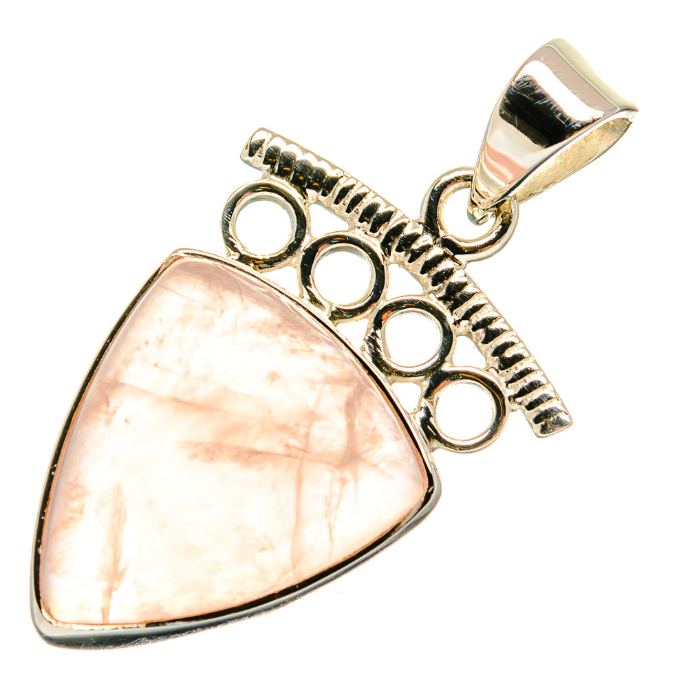 Rose Quartz Pendants handcrafted by Anasilvercos - PD24916 - Photo 2