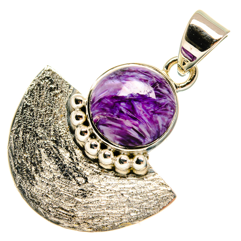 Charoite Pendants handcrafted by Anasilvercos - PD24923 - Photo 2