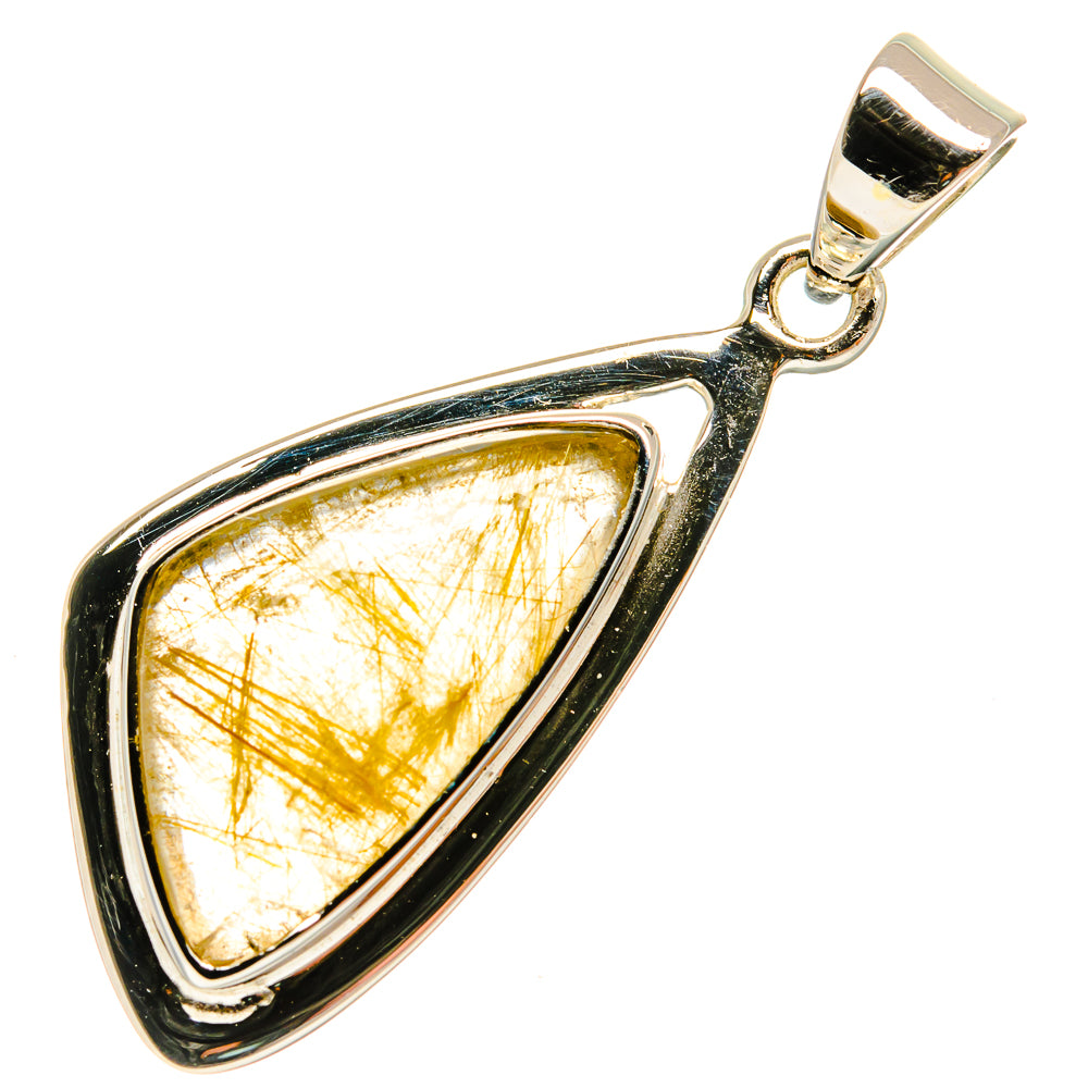 Rutilated Quartz Pendants handcrafted by Anasilvercos - PD24929 - Photo 2