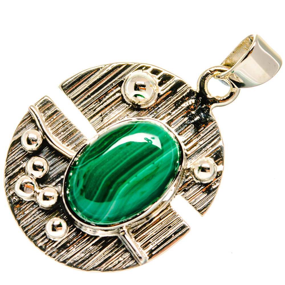Malachite Pendants handcrafted by Anasilvercos - PD24935 - Photo 2