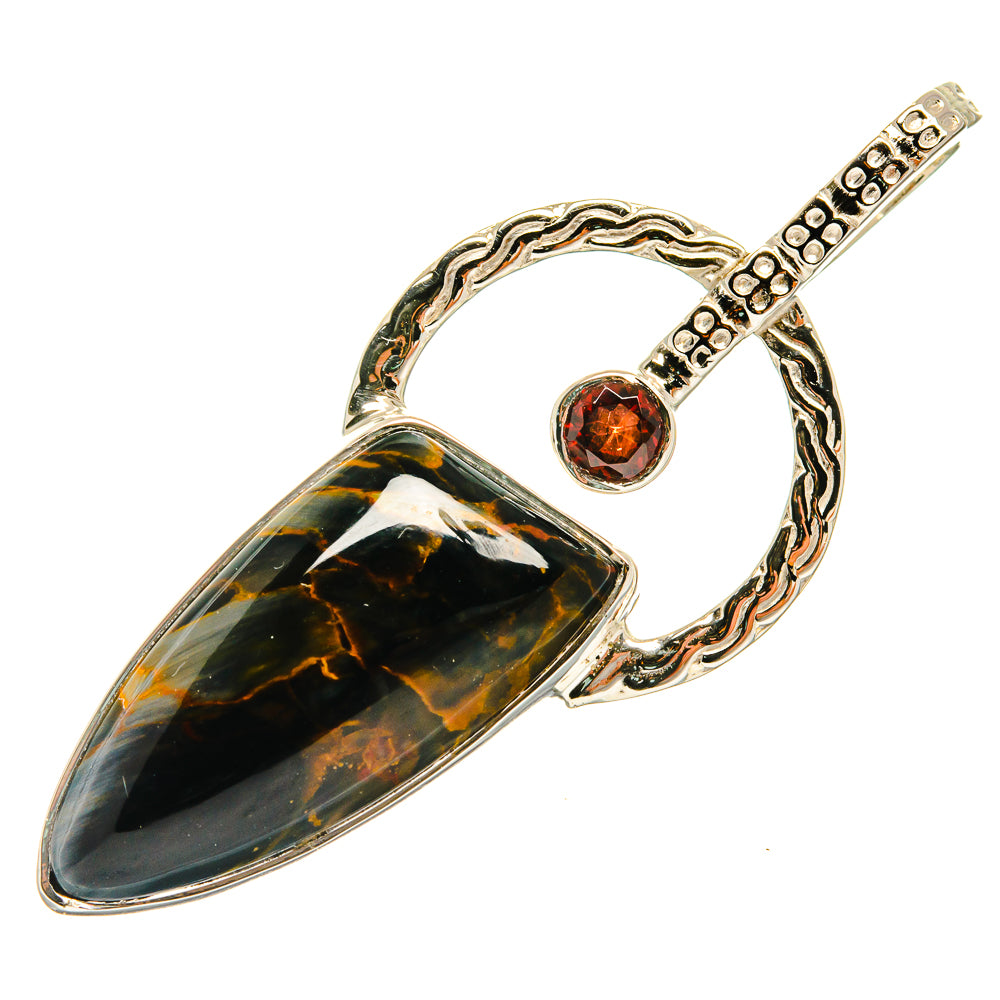 Pietersite Pendants handcrafted by Anasilvercos - PD24938 - Photo 2