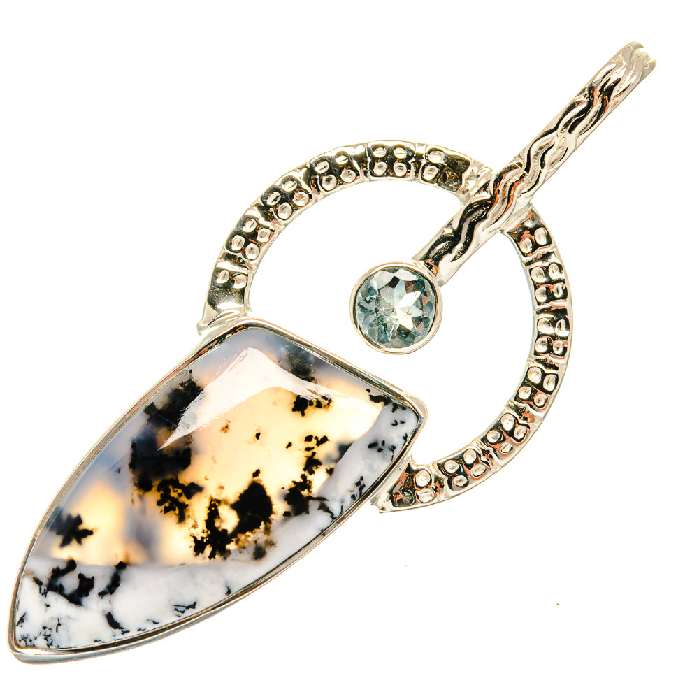 Dendritic Opal Pendants handcrafted by Anasilvercos - PD24939 - Photo 2