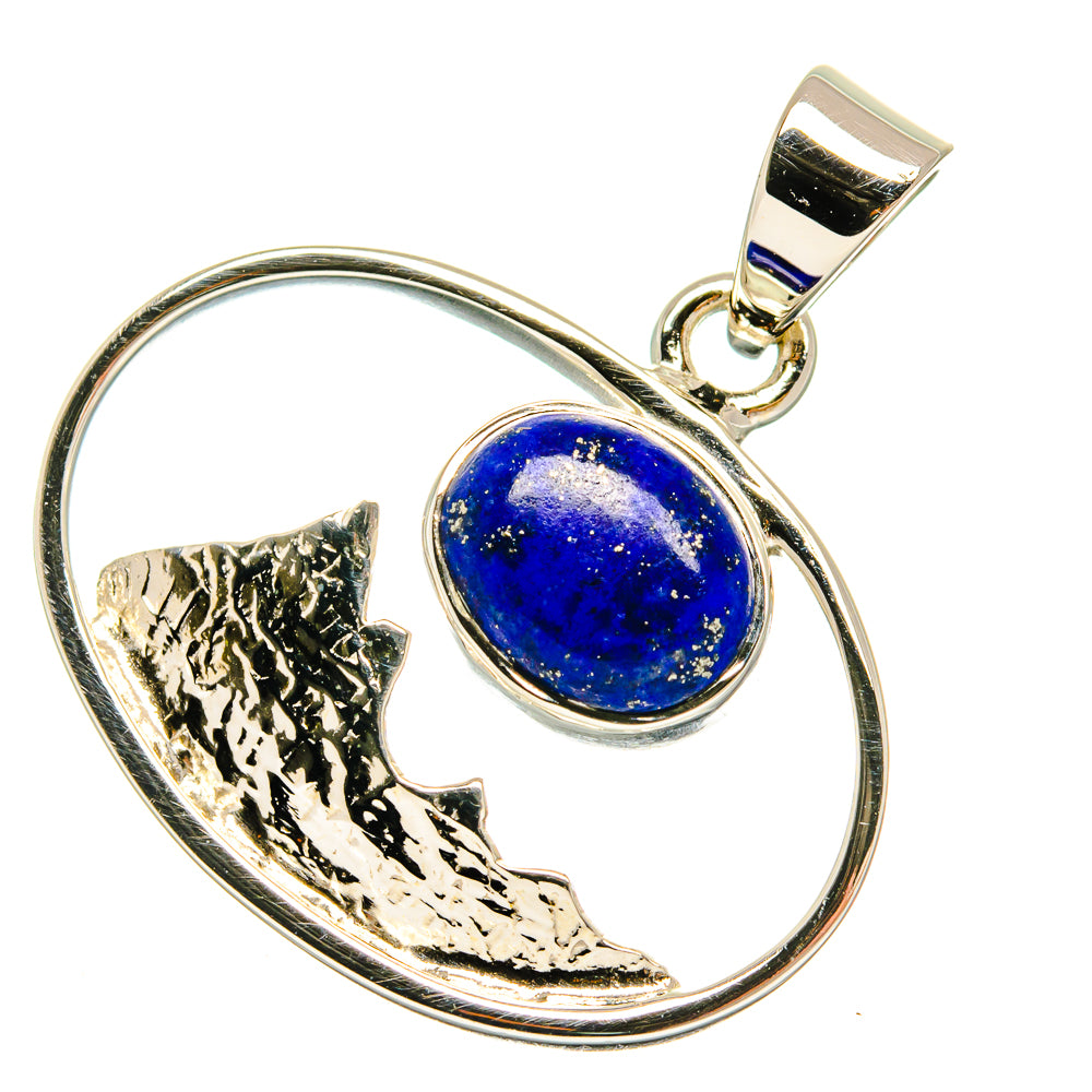 Lapis Lazuli Pendants handcrafted by Anasilvercos - PD24942 - Photo 2