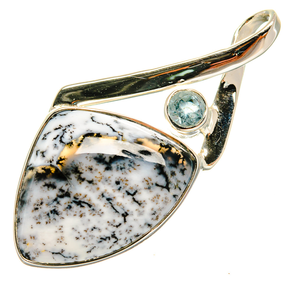 Dendritic Opal Pendants handcrafted by Anasilvercos - PD24946 - Photo 2