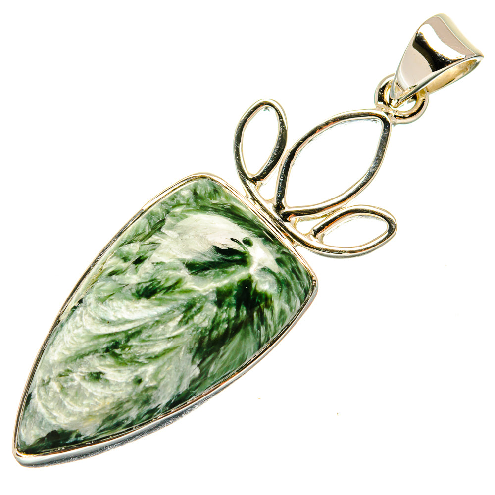 Seraphinite Pendants handcrafted by Anasilvercos - PD24958 - Photo 2