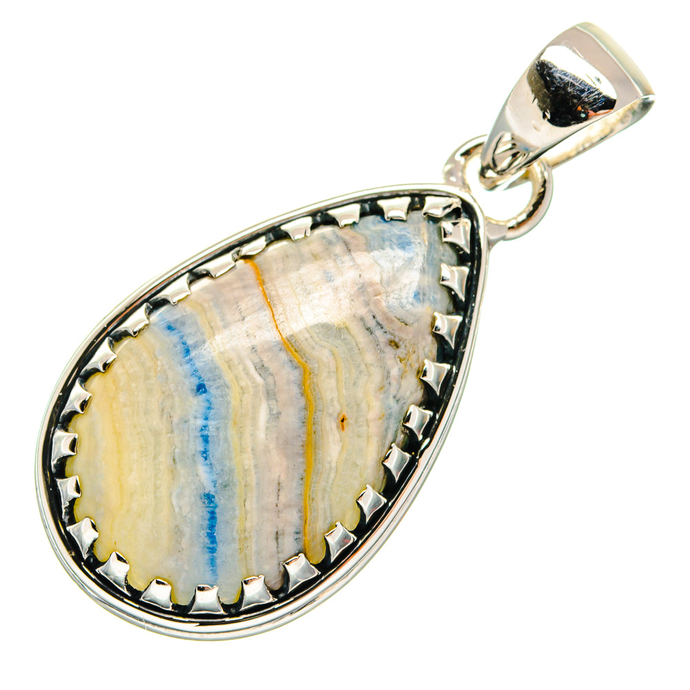 Blue Scheelite Pendants handcrafted by Anasilvercos - PD24962 - Photo 2