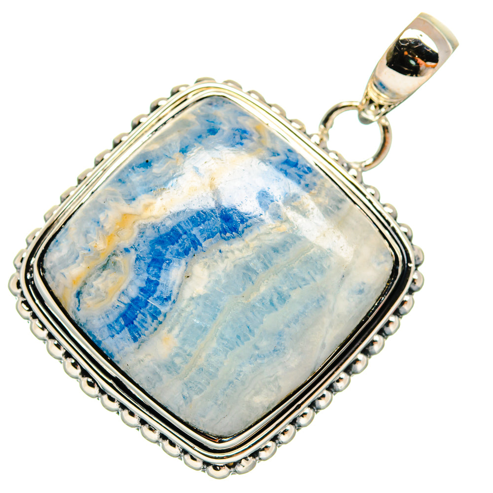 Blue Scheelite Pendants handcrafted by Anasilvercos - PD24964 - Photo 2