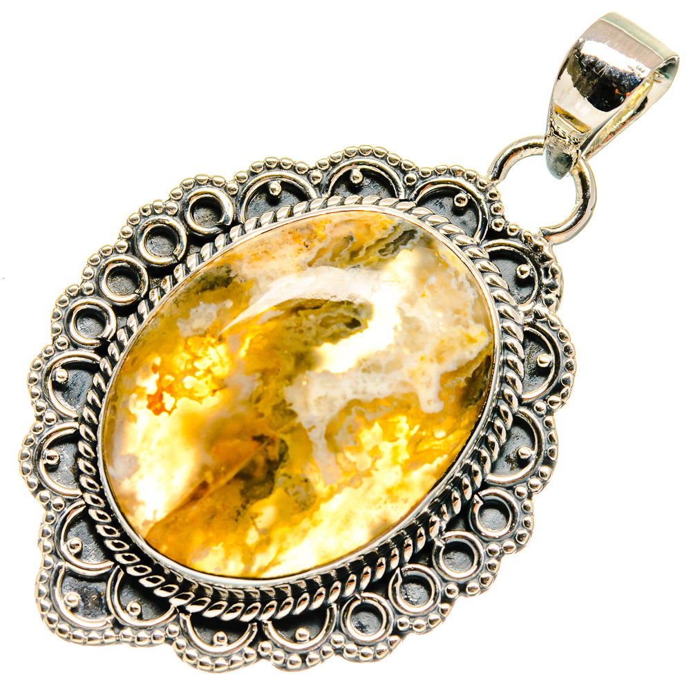 Ocean Jasper Pendants handcrafted by Anasilvercos - PD24970 - Photo 2