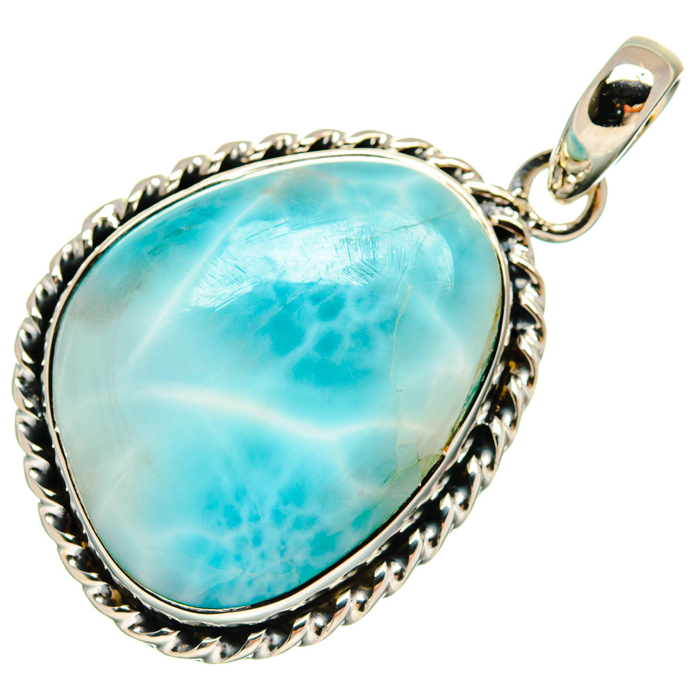 Larimar Pendants handcrafted by Anasilvercos - PD24975 - Photo 2