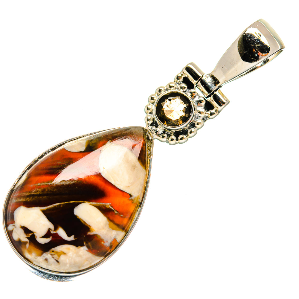 Peanut Wood Jasper Pendants handcrafted by Anasilvercos - PD24991 - Photo 2