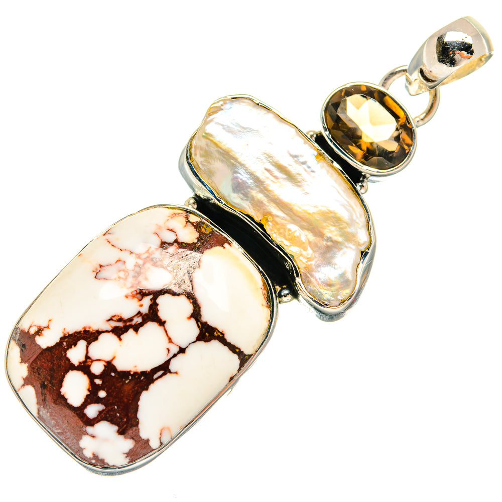 Wild Horse Jasper Pendants handcrafted by Anasilvercos - PD24993 - Photo 2