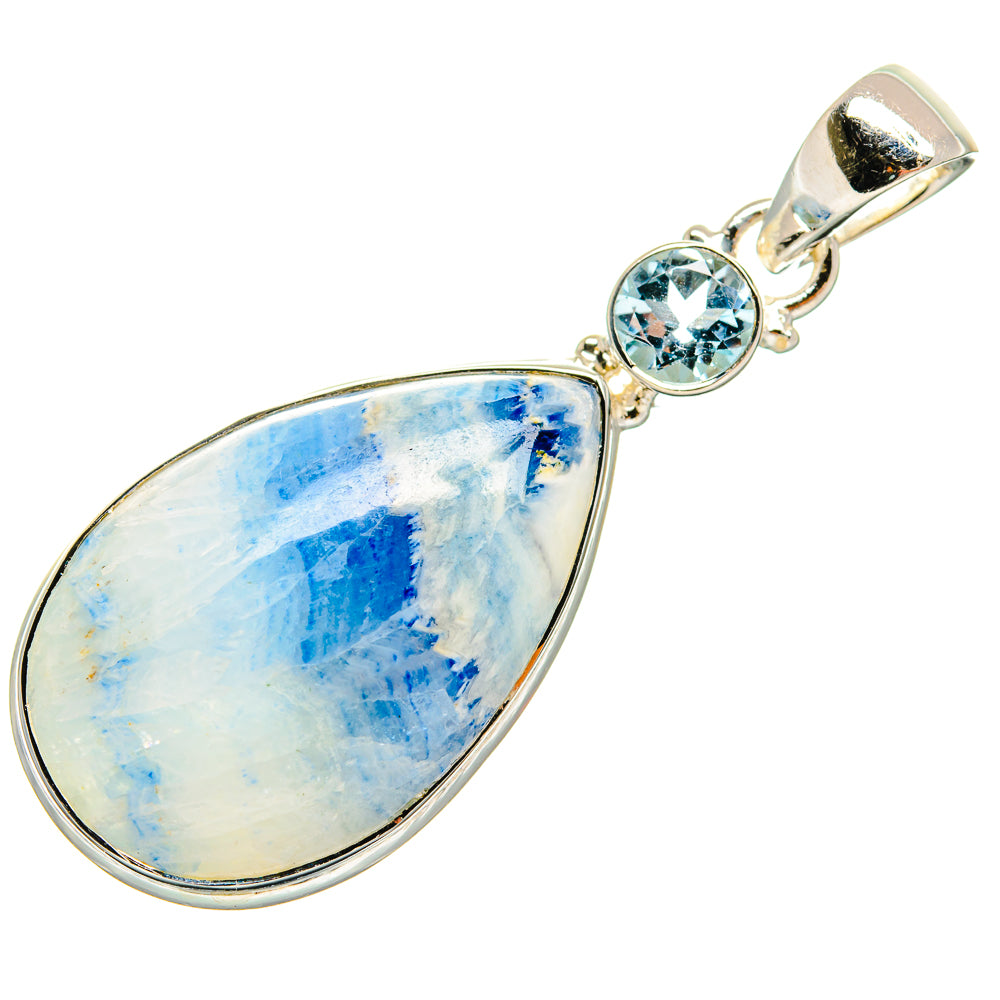 Blue Scheelite Pendants handcrafted by Anasilvercos - PD24994 - Photo 2