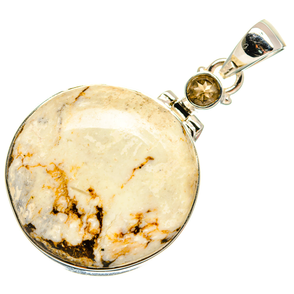Peanut Wood Jasper Pendants handcrafted by Anasilvercos - PD24996 - Photo 2