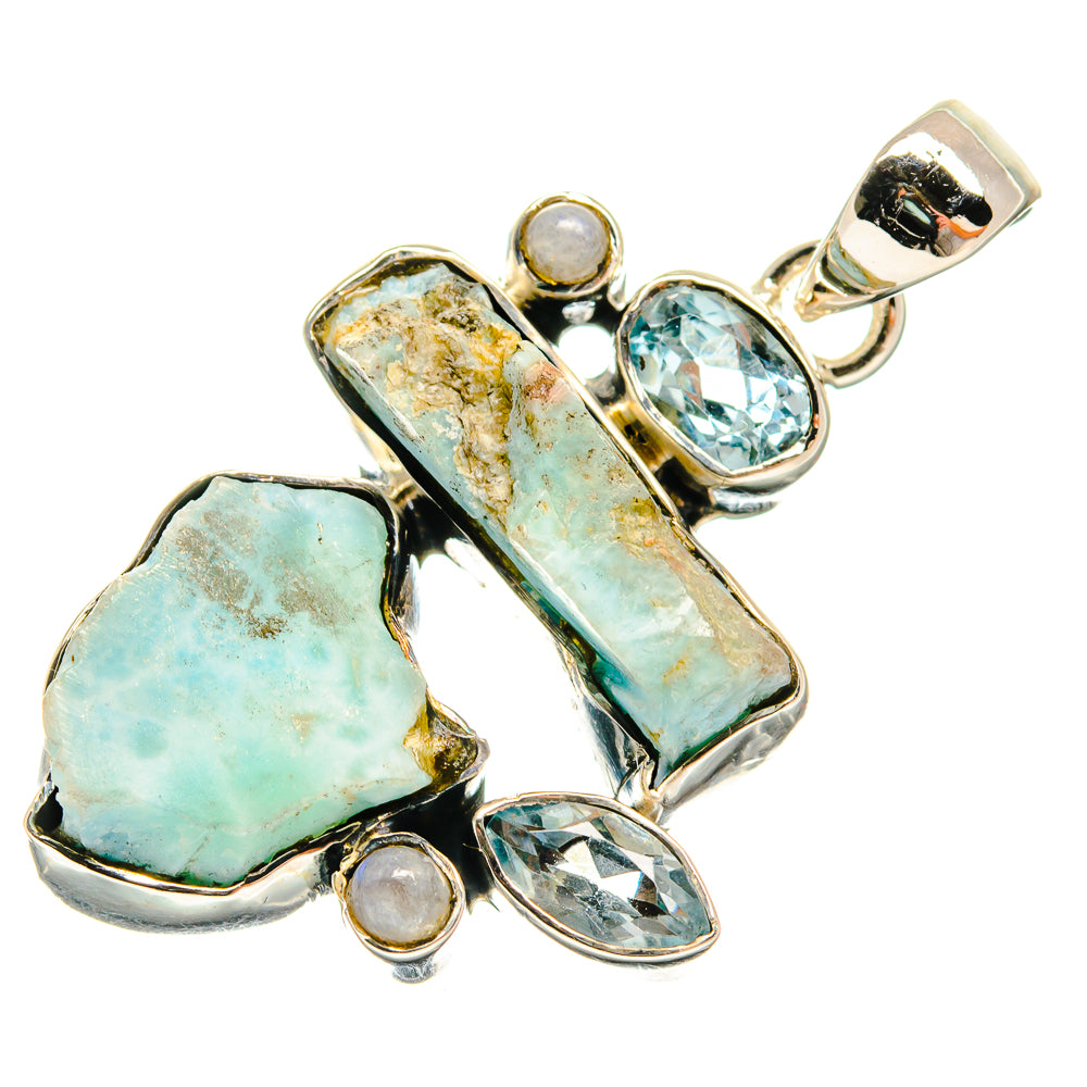 Larimar Pendants handcrafted by Anasilvercos - PD25007 - Photo 2
