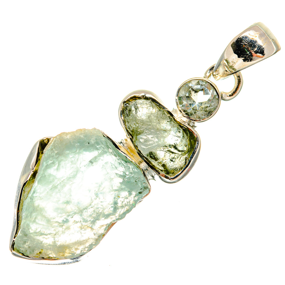 Aquamarine Pendants handcrafted by Anasilvercos - PD25009 - Photo 2