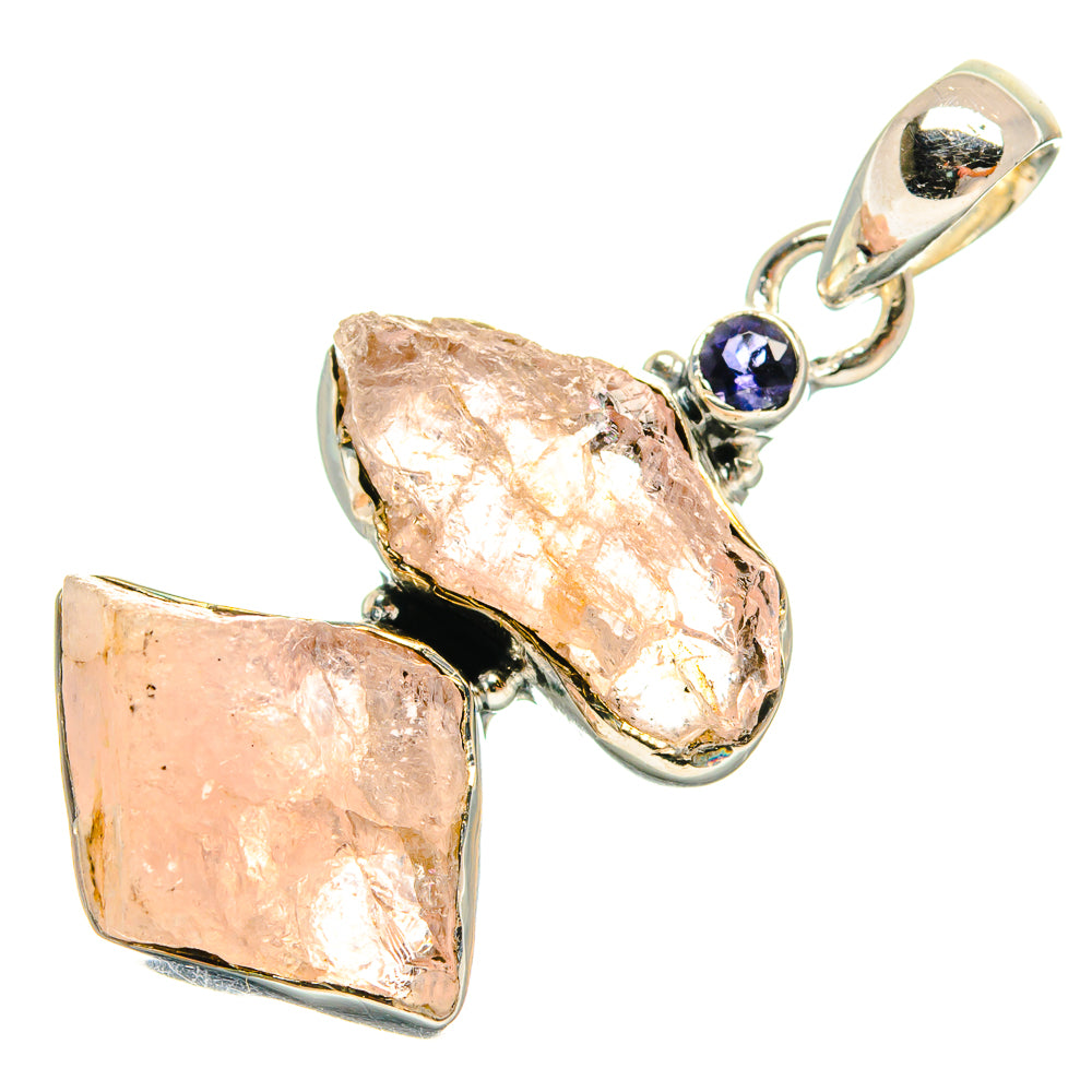 Rose Quartz Pendants handcrafted by Anasilvercos - PD25012 - Photo 2