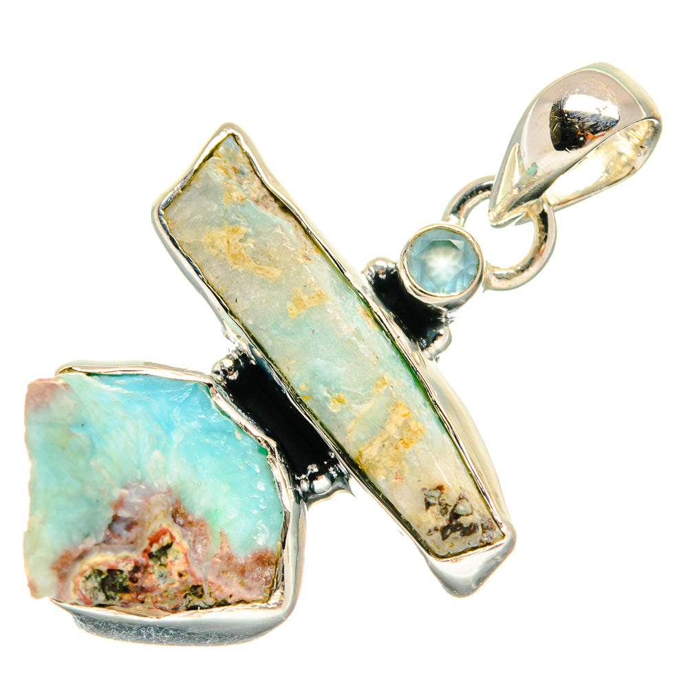 Larimar Pendants handcrafted by Anasilvercos - PD25014 - Photo 2