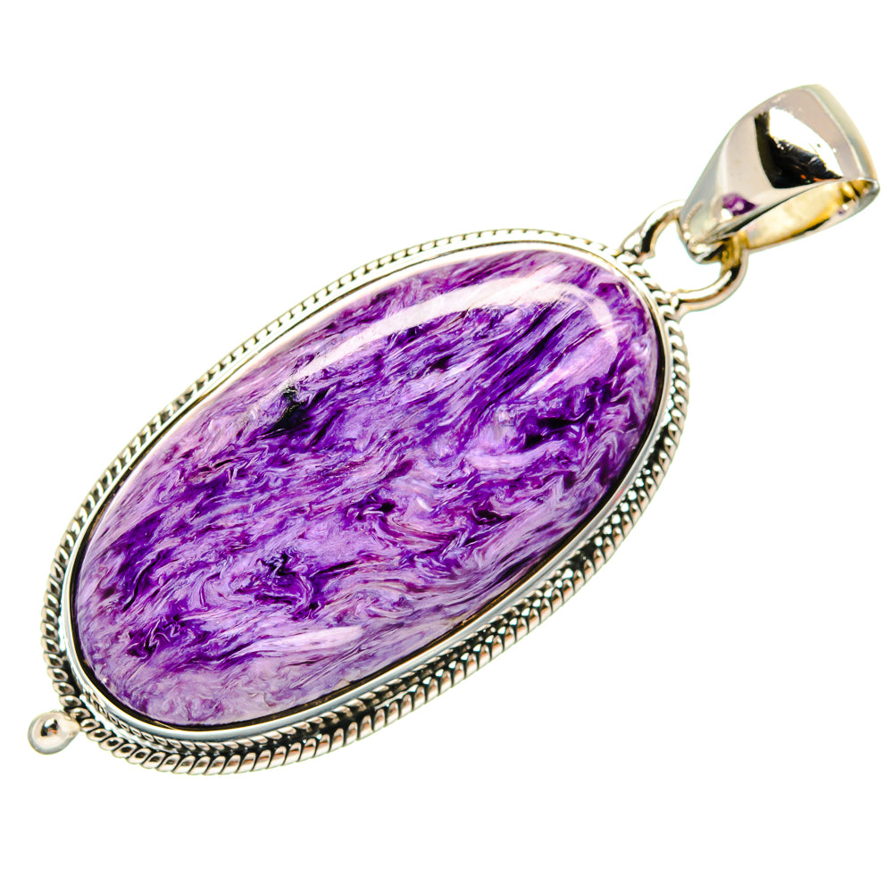 Charoite Pendants handcrafted by Anasilvercos - PD25053 - Photo 2