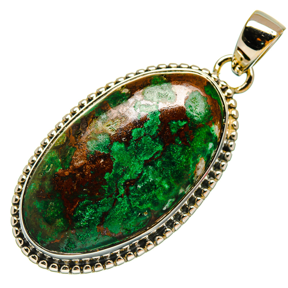 Chrysocolla Pendants handcrafted by Anasilvercos - PD25055 - Photo 2