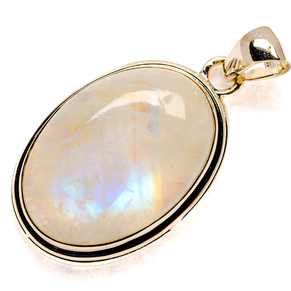 Rainbow Moonstone Pendants handcrafted by Anasilvercos - PD25070 - Photo 2