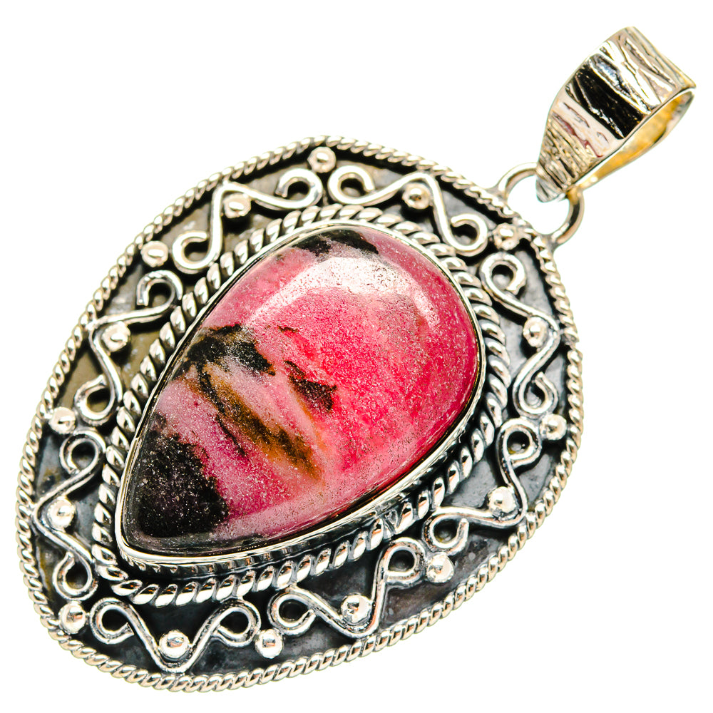 Rhodonite Pendants handcrafted by Anasilvercos - PD25075 - Photo 2