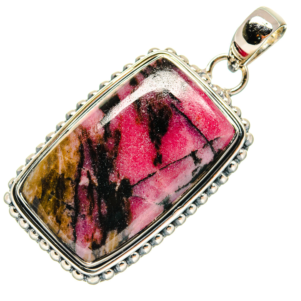 Rhodonite Pendants handcrafted by Anasilvercos - PD25078 - Photo 2