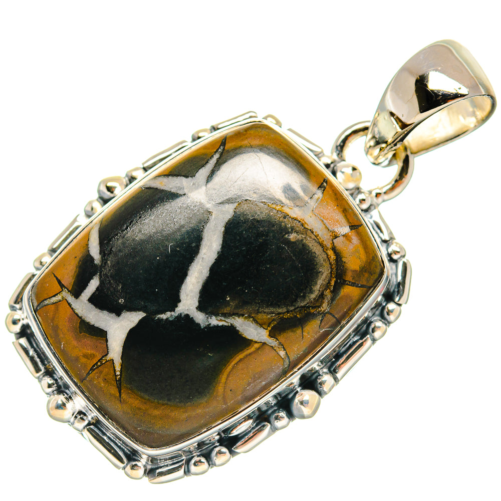 Septarian Geode Pendants handcrafted by Anasilvercos - PD25081 - Photo 2
