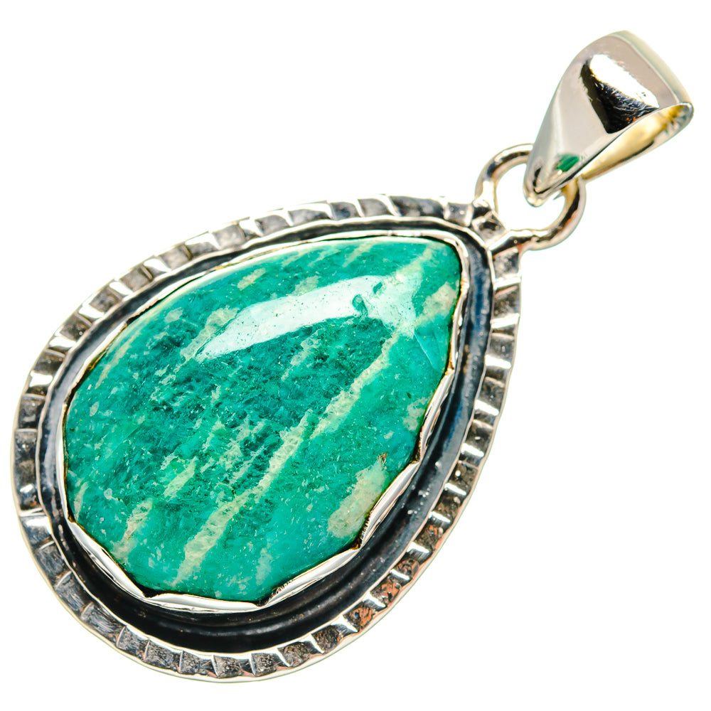 Amazonite Pendants handcrafted by Anasilvercos - PD25083 - Photo 2