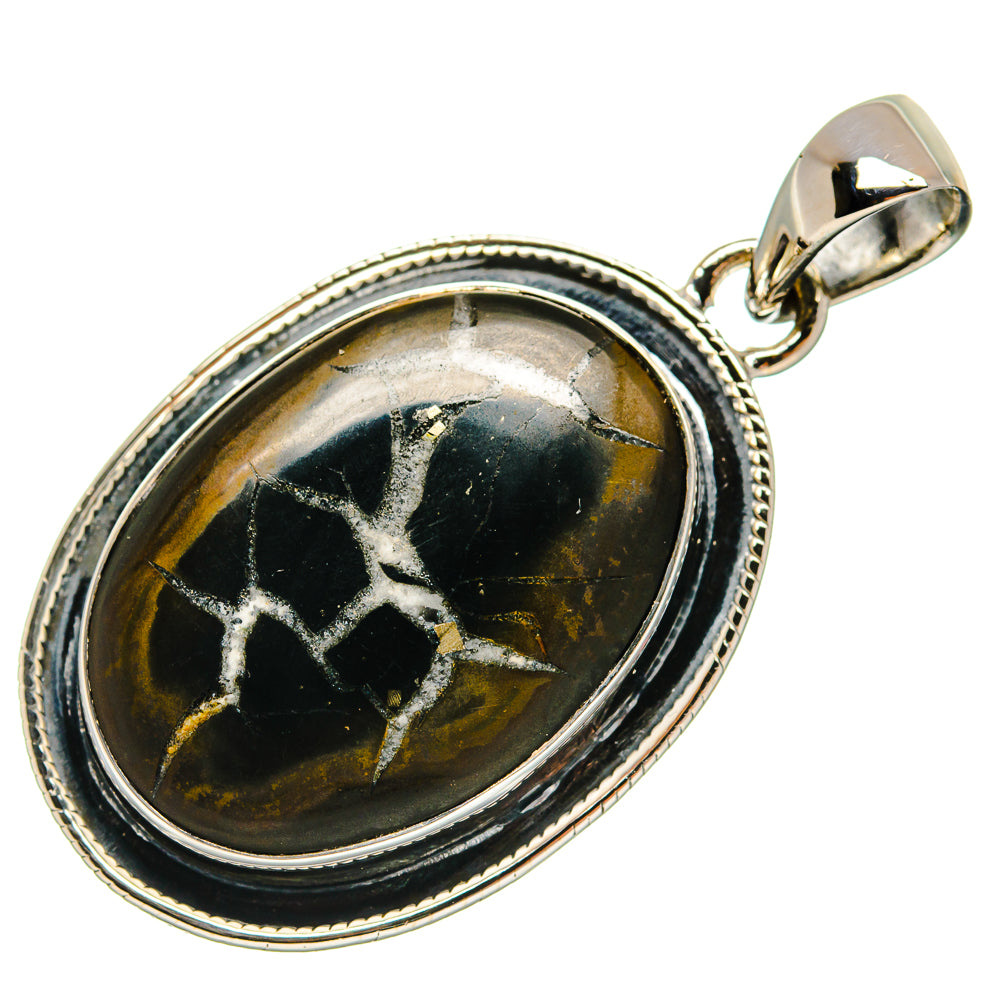 Septarian Geode Pendants handcrafted by Anasilvercos - PD25084 - Photo 2