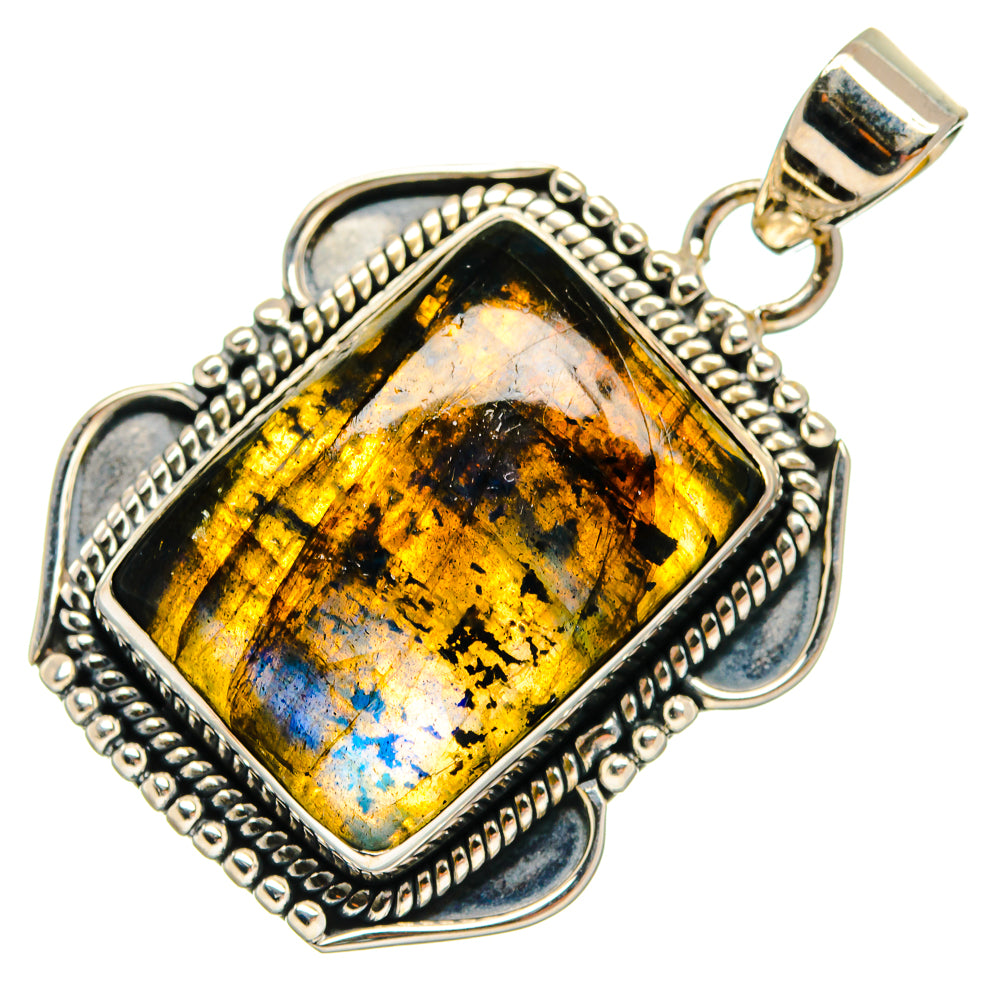 Labradorite Pendants handcrafted by Anasilvercos - PD25096 - Photo 2
