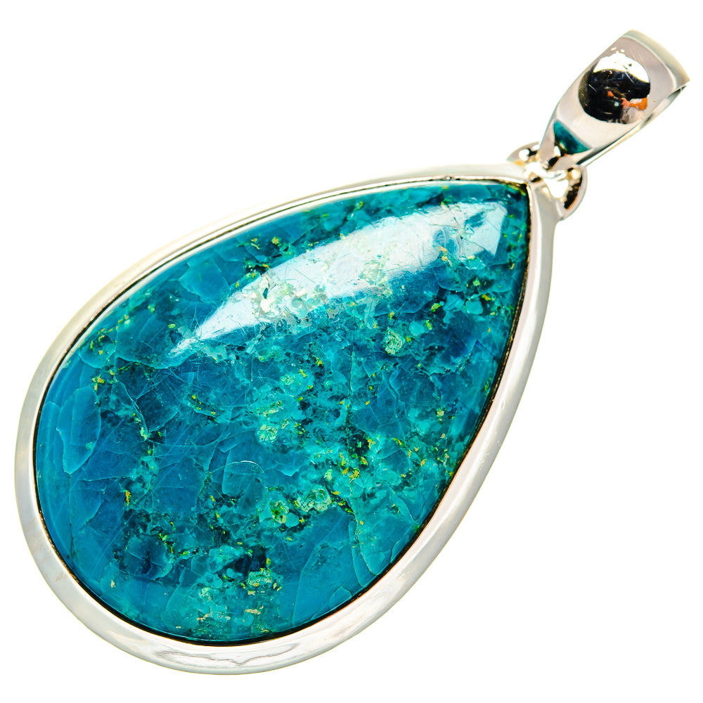 Chrysocolla Pendants handcrafted by Anasilvercos - PD25100 - Photo 2