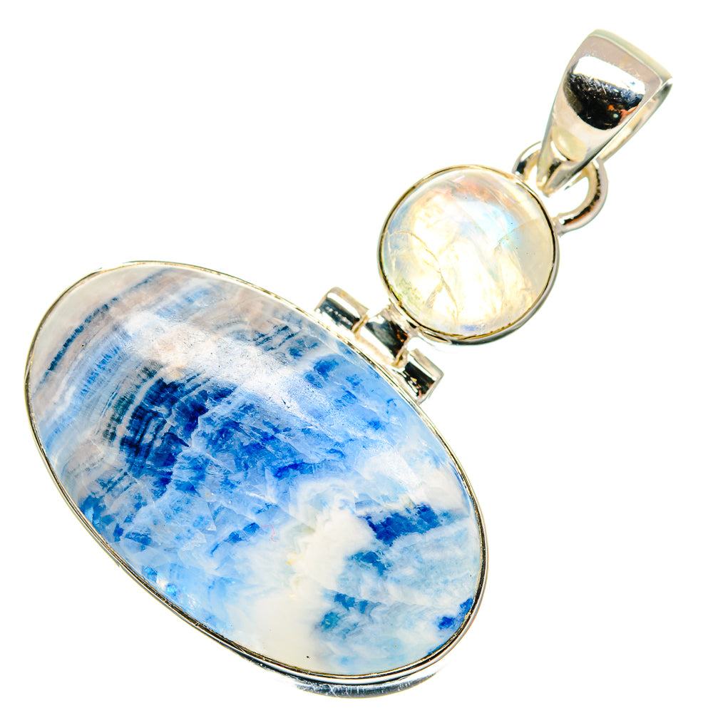 Blue Scheelite Pendants handcrafted by Anasilvercos - PD25112 - Photo 2