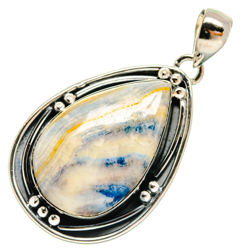 Blue Scheelite Pendants handcrafted by Anasilvercos - PD25113 - Photo 2