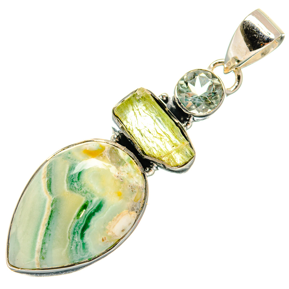 Ocean Jasper Pendants handcrafted by Anasilvercos - PD25116 - Photo 2
