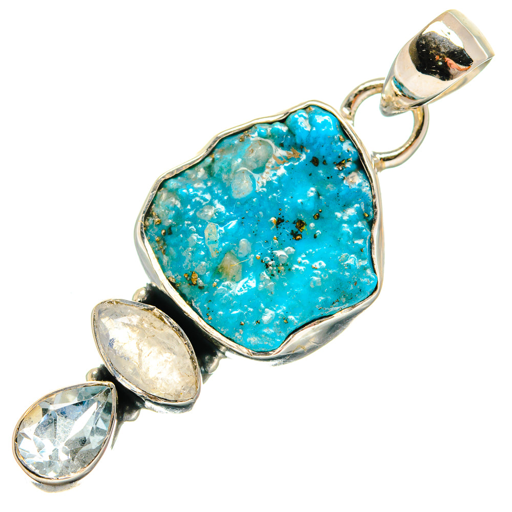 Turquoise Pendants handcrafted by Anasilvercos - PD25132 - Photo 2