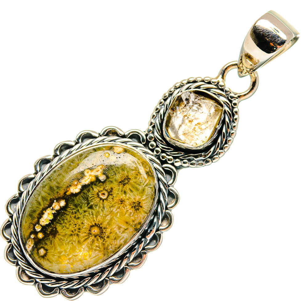 Ocean Jasper Pendants handcrafted by Anasilvercos - PD25139 - Photo 2
