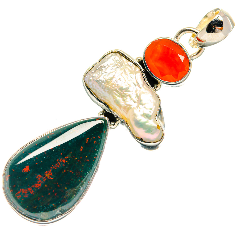 Bloodstone Pendants handcrafted by Anasilvercos - PD25140 - Photo 2