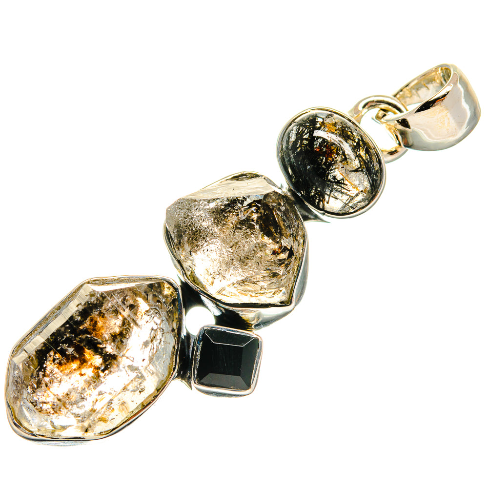 Herkimer Diamond Pendants handcrafted by Anasilvercos - PD25145 - Photo 2