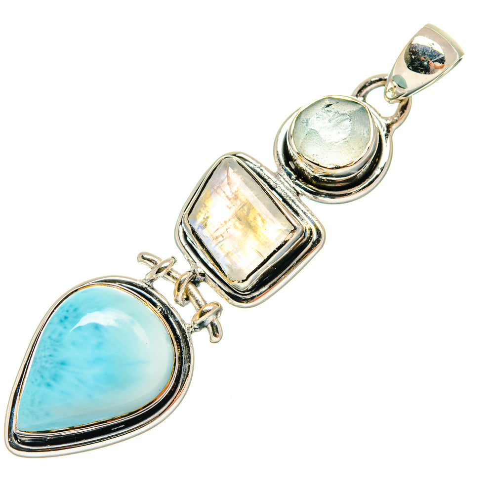 Larimar Pendants handcrafted by Anasilvercos - PD25152 - Photo 2