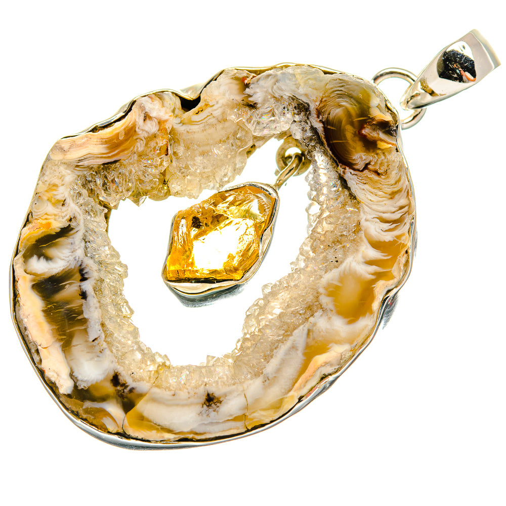 Occo Geode Pendants handcrafted by Anasilvercos - PD25158 - Photo 2