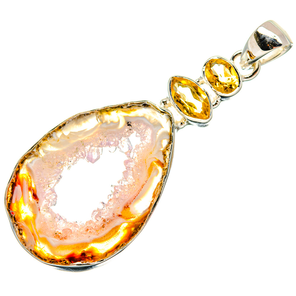 Occo Geode Pendants handcrafted by Anasilvercos - PD25159 - Photo 2