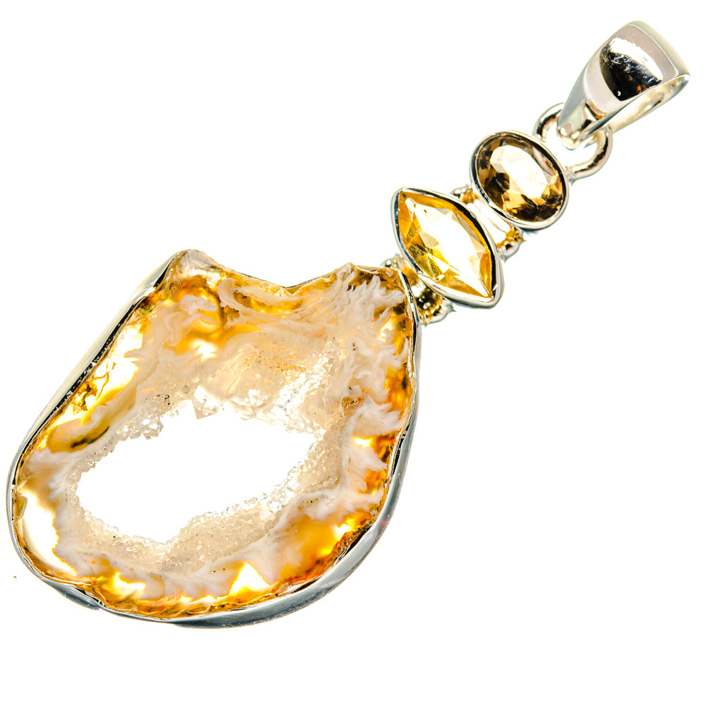 Occo Geode Pendants handcrafted by Anasilvercos - PD25160 - Photo 2