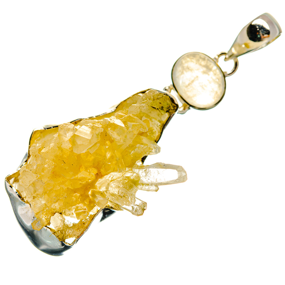 Citrine Crystal Pendants handcrafted by Anasilvercos - PD25170 - Photo 2