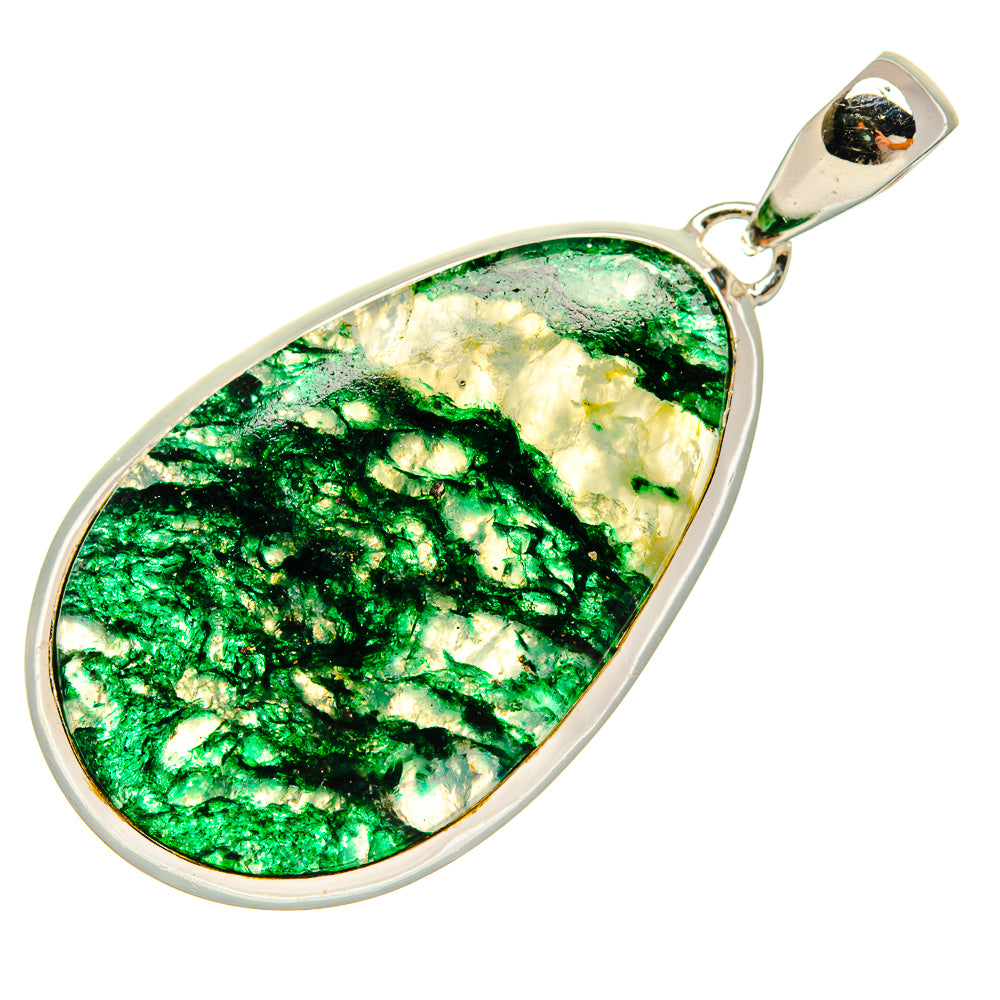 Green Aventurine Pendants handcrafted by Anasilvercos - PD25189 - Photo 2