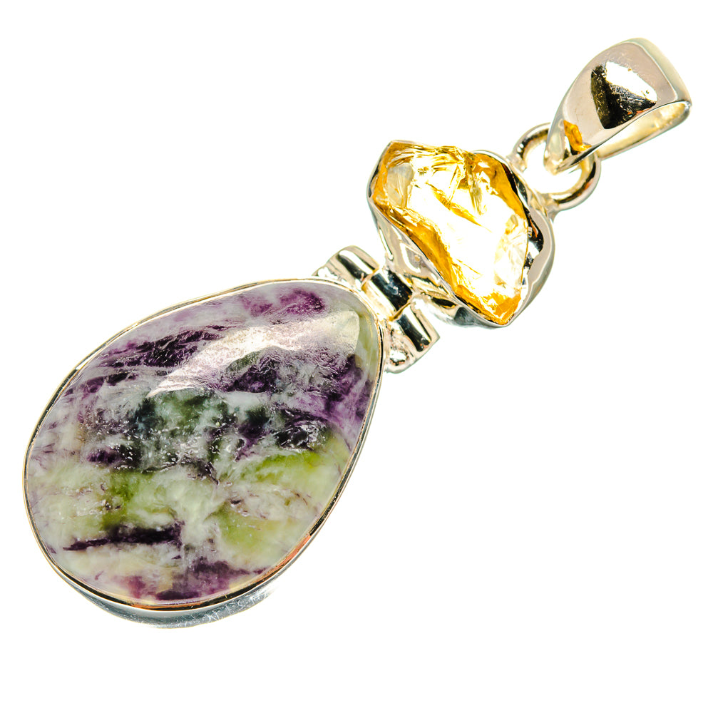 Lepidolite Pendants handcrafted by Anasilvercos - PD25192 - Photo 2