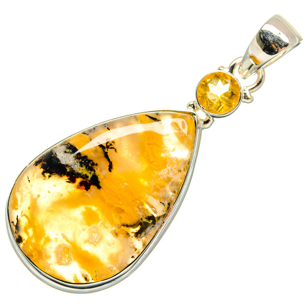 Plume Agate Pendants handcrafted by Anasilvercos - PD25195 - Photo 2
