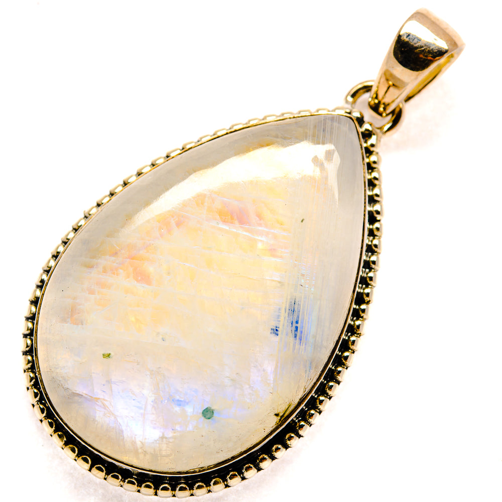 Rianbow Moonstone Pendants handcrafted by Anasilvercos - PD25210 - Photo 2