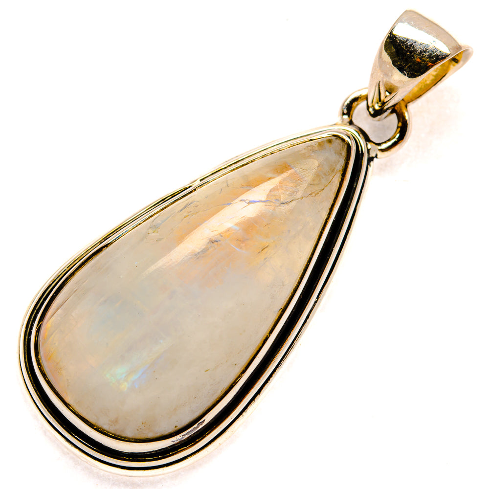 Rainbow Moonstone Pendants handcrafted by Anasilvercos - PD25212 - Photo 2